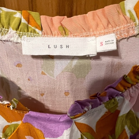 Lush Midi Floral Dress – Size Small - Picture 8 of 11